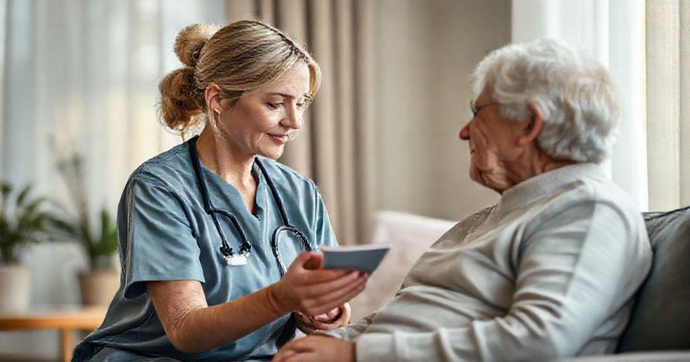 O papel da enfermeira domiciliar e seus benef&iacute;cios essenciais